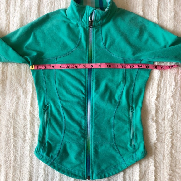 Lululemon Shape Jacket Bali Breeze Ombre Zipper Sz 4 - Picture 7 of 8